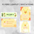 design flyer or poster for event, informative