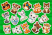 design custom cartoon sticker, badge, decals patch emoticon