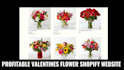 design profitable flower shopify website black friday website dropshipping store