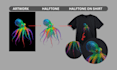halftone all your artworks or designs for dtf printing