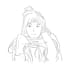 create potrait line art