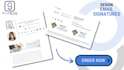 design a professional email signature