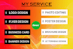 do all type graphics designing for your project
