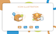 create modern and unique custom icons and illustrations