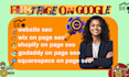do complete on page wix seo shopify wordpress for google ranking and wix design