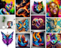 create stunning  ai generated art