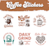 custom typography stickers for small businesses