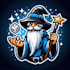creative wizard gaming mascot logo design for your business