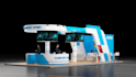 design a stunning and immersive 3d exhibition stall