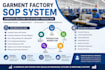 create sop for business, garments factory, and workflow