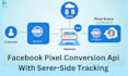 setup facebook pixel conversion API server side  ga4 ecommerce tracking with GTM