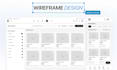 create wireframe design, user flow, prototypes, for your website