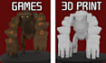 create a 3d character with just a image reference