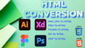 do HTML CSS bootstrap conversion on your webpage