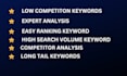 do best low competition SEO keyword research for website with ahrefs and semrush