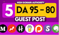do premium high authority guest post service with backlinks