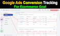 setup google ads conversion tracking, meta facebook pixel conversion API