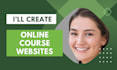 create online course website on thinkific, kajabi, podia, elearning website, lms