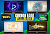 create a professional custom logo animation