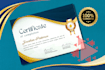 design professional, unique and custom course certificate