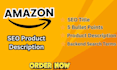write amazon product descriptions with SEO amazon listing optimization