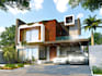 make house interior and exterior architecture rendering