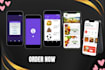 design front end UI of the android app using XML android app development
