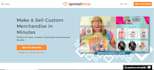 design a shopify store using spreadshirt and spreadshop