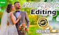 do wedding video with cinematic event editing professionally premium