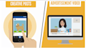 create creative 2d advertisement video, business explainer