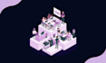create a custom 3d isometric explainer animation video