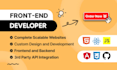 design react website landing pages front end developer