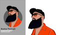 draw portrait avatar cartoon from photo