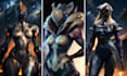 make stunning ai art of warframes