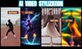 stylize your video into 3d, anime, or custom ai art