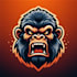 make a high quality angry gorilla head mascot logo  with express delivery