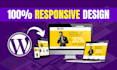 design and redesign a professional wordpress website with elementor