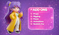 design stylized cute 3d character models, animal, mascot using blender