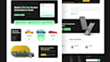 chauffeur booking website, limousine, taxi rental web app, luxury car, website