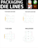 do die cut, cutline, dielines, dyelines, templates packaging