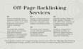 do high quality backlinks, white hat SEO