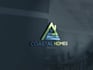 do modern modern custom home builder logo design