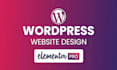 convert your PSD, HTML, wix to wordpress with elementor pro
