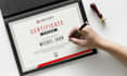 do a professional certificate design