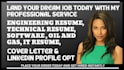 craft engineering, technical, software, IT, oil and gas, and mechanical resume