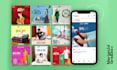 design scroll stopping social media designs