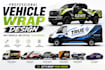 design a custom vehicle wrap, cars, pickups, trailers, food trucks