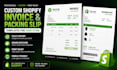 create shopify custom invoice and packing slip template for your shopify store