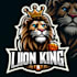 design high quality king lion mascot logo with creative concept
