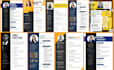 design a professional resume, CV, bio data template